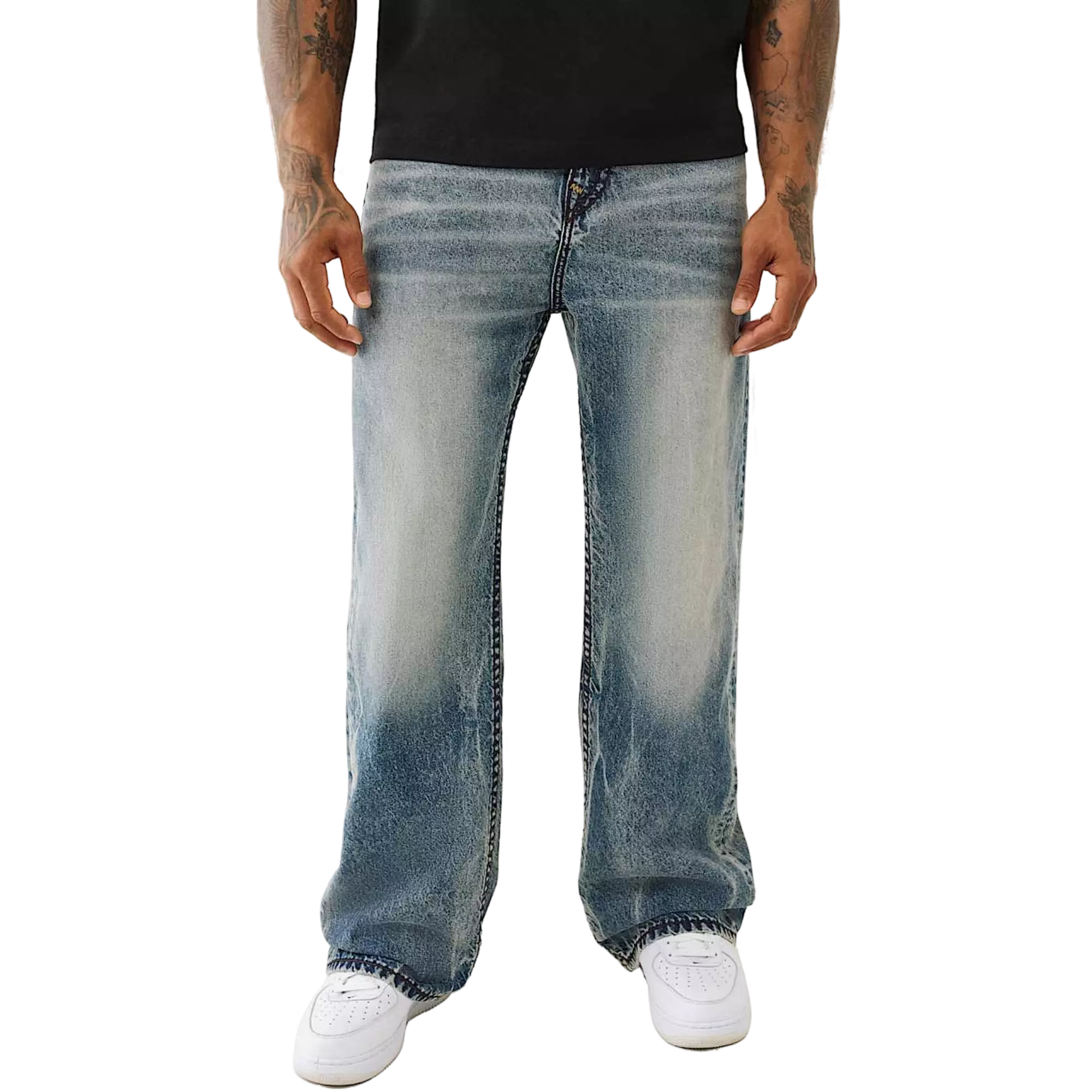 パンツ true Religion VINNY Ultra Baggy 32 True Religion Vinny Ultra Baggy Stretch Jean - Men's Jeans